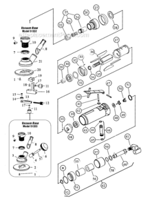 Part Location Diagram of 51339 Dynabrade Housing