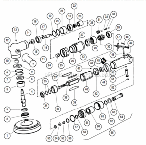Page A Diagram and Parts List for 51472  Dynabrade Sander Polisher