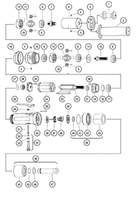Page A Diagram and Parts List for 52060  Dynabrade Sander Polisher