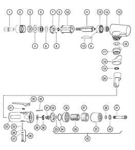 Part Location Diagram of 04072 Dynabrade Lock Ring