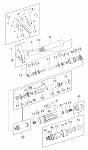 Part Location Diagram of 51985 Dynabrade Rotor
