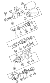 Part Location Diagram of 52889 Dynabrade Cover
