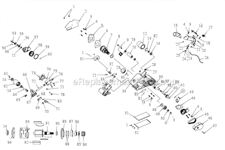 Part Location Diagram of 31676 Dynabrade Tubing