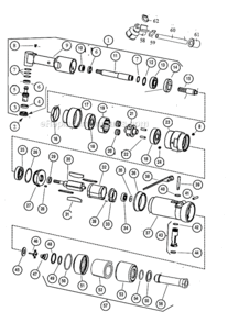 Page A Diagram and Parts List for 53430  Dynabrade Drill