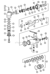 Page A Diagram and Parts List for 53435  Dynabrade Drill
