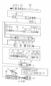 Page A Diagram and Parts List for 53532  Dynabrade Grinder