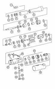 Page A Diagram and Parts List for 53783  Dynabrade Grinder