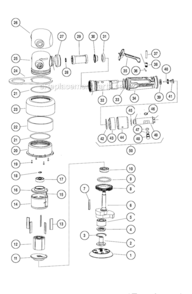 Page A Diagram and Parts List for 55126  Dynabrade Sander Polisher