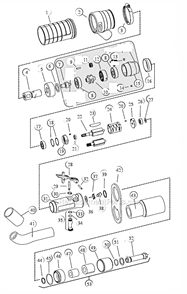 Page A Diagram and Parts List for 56755  Dynabrade Grinder