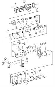 Page A Diagram and Parts List for 56759  Dynabrade Grinder