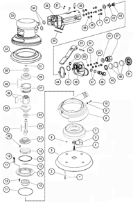Part Location Diagram of 57298 Ridgid ASSEMBLY, PLANETARY GEAR