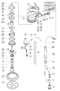 Part Location Diagram of 57729 Dynabrade Tie Cable