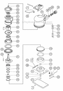 Part Location Diagram of 57842 Dynabrade Vacuum Tube
