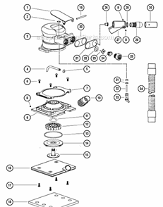 Part Location Diagram of 53853 Generac Regulator, V/F