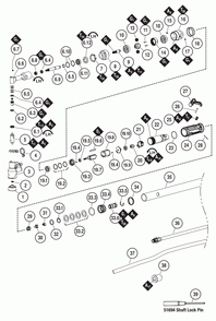 Section 1 Diagram and Parts List for 49411  Dynabrade Sander