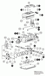 Section 1 Diagram and Parts List for 600  Dynabrade Sander