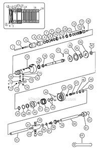 Page A Diagram and Parts List for 60052  Dynabrade Grinder