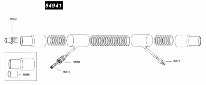 Part Location Diagram of 94960 Dynabrade Coupler