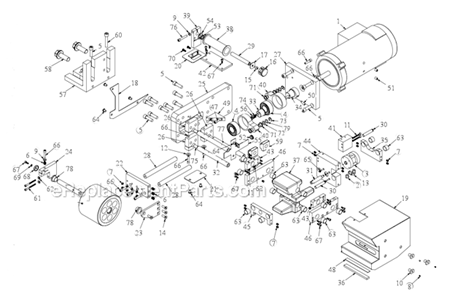 Part Location Diagram of 95205 Dynabrade Screw