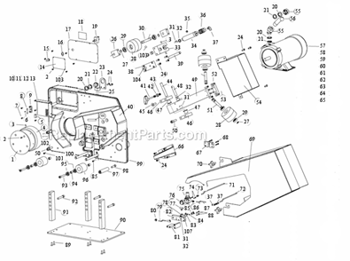 Part Location Diagram of 57764 Dynabrade Pad