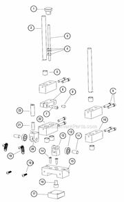 Part Location Diagram of 95163 Dynabrade Screw