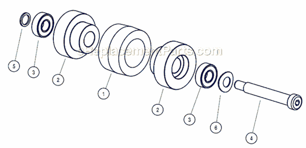 Page C Diagram and Parts List for 64900  Dynabrade Grinder