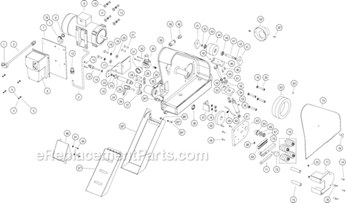 Page B Diagram and Parts List for 64902  Dynabrade Grinder