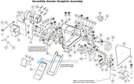 Part Location Diagram of 97536 Dynabrade Pivot Plate Bushing