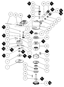 Part Location Diagram of 59095 Dynabrade Speed Regulator