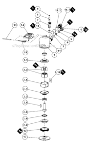 Part Location Diagram of 69551 Generac Plate, Top Baffle