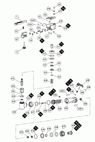 Section 1 Diagram and Parts List for MNF13  Dynabrade Belt or Drum Sander