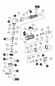Part Location Diagram of 58094 Dynabrade CAM