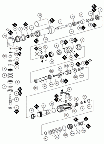 Part Location Diagram of 53559 Dynabrade EXTENSION