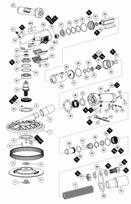 Part Location Diagram of 54987 Generac Gear Case
