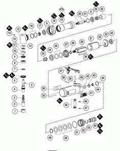 Part Location Diagram of 96032 Dynabrade 11/16
