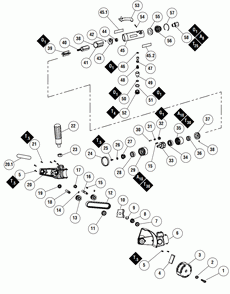 Part Location Diagram of 55809 Generac Oil Drain Adaptor