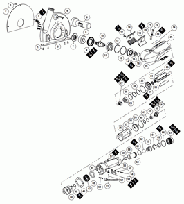 Part Location Diagram of 54880 Dynabrade REAR END PLATE