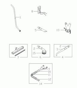 Part Location Diagram of 62573 Dynabrade UNIVERSAL TOOL