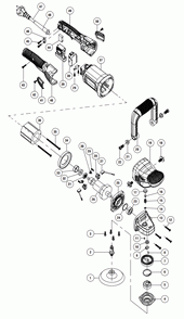 Part Location Diagram of 55454 Generac Fan, Radiator