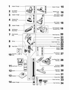 Part Location Diagram of DY-90412551 Dyson Stretch Hose Assy