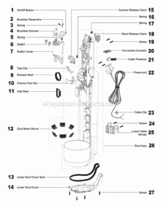 Part Location Diagram of 911041-01 Dyson Connection Insulator