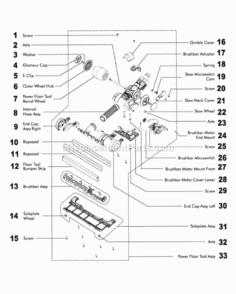 Part Location Diagram of DY-91070302 Dyson Screw M3.5x10-t15