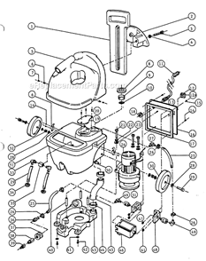 Page A Diagram and Parts List for BRAVO 219BH EDIC Carpet Cleaner