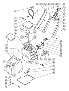 Part Location Diagram of D010284 EDIC Switch Plate