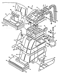Page A Diagram and Parts List for POLARIS 1201PS EDIC Carpet Cleaner