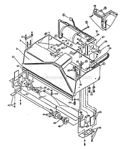Page B Diagram and Parts List for POLARIS 500PS EDIC Carpet Cleaner