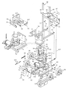 Page C Diagram and Parts List for POLARIS 500PS EDIC Carpet Cleaner
