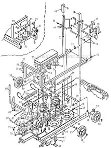 Page C Diagram and Parts List for POLARIS 801PS EDIC Carpet Cleaner