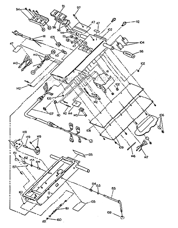 Page D Diagram and Parts List for POLARIS 801PS EDIC Carpet Cleaner