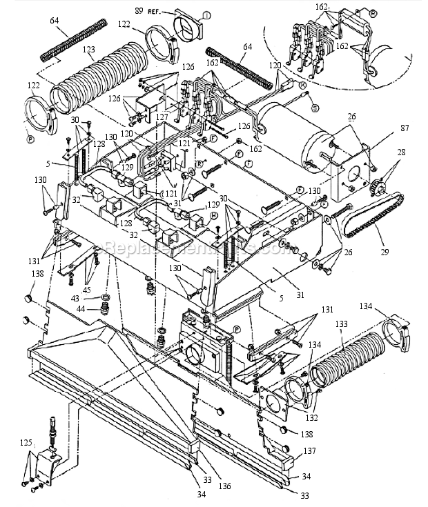 Page B Diagram and Parts List for SUPERNOVA 700PSN EDIC Carpet Cleaner